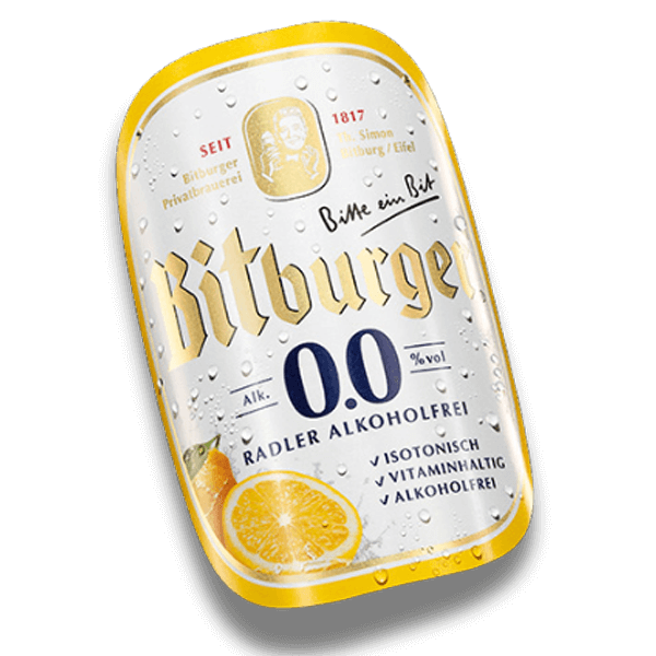 Bitburger Radler 0,0% Alkoholfrei